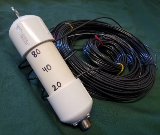 Ham Radio Antenna- Half-Wave Fan Dipole - for 80, 40, and 20 meters